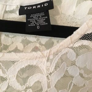 Torrid lace blouse